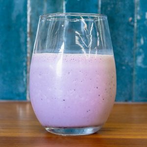 Vanilla-BlueBerry Milkshake