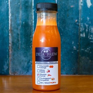 Fresh Carrot Juice Bottle