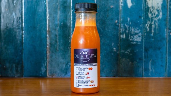 Fresh Carrot Juice Bottle