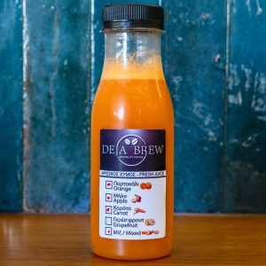 Fresh Orange Apple Carrot Mix Juice Bottle