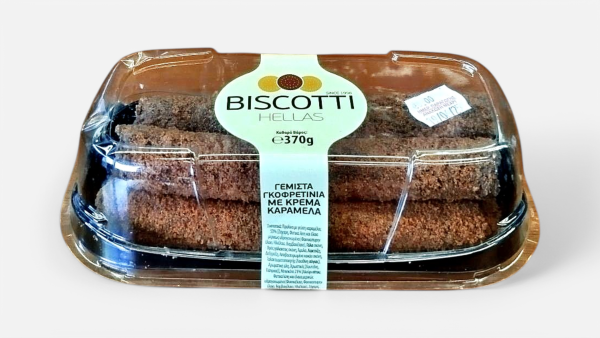 Wafer Rolls with caramel filling 370gr/10pieces